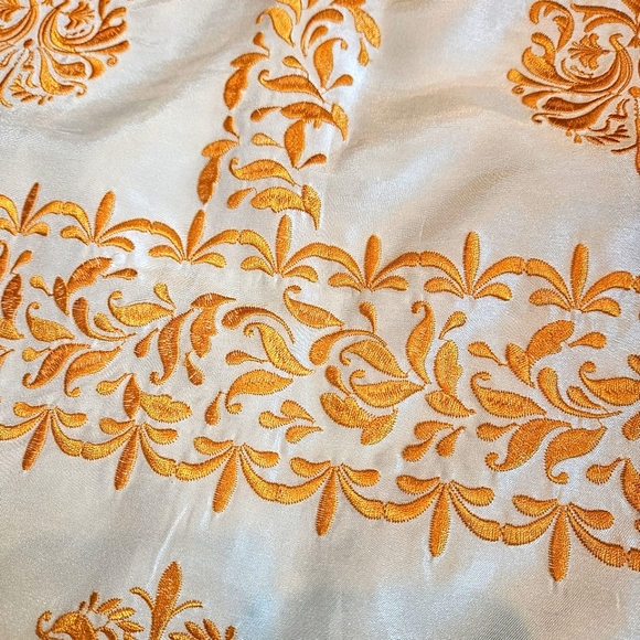 Midnight Velvet Embroidered Pencil Skirt - Picture 6 of 11